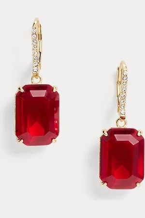 Ralph Lauren Pendientes largos con piedras