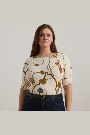 Ralph Lauren Tallas Grandes - Camiseta elástica de algodón estampada