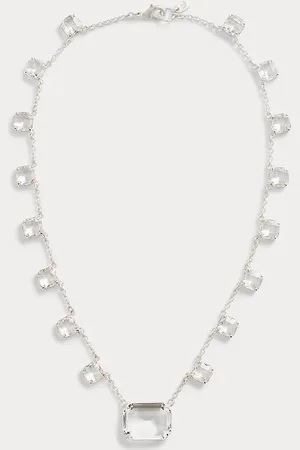 Ralph Lauren Collar con colgante bañado en plata