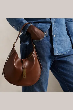 Ralph Lauren Bolso Shoulder Polo ID de piel pequeño
