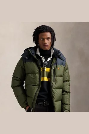 Ralph Lauren Chaqueta Gorham gráfica de plumón