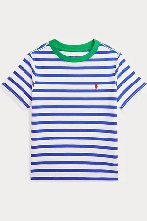 Ralph Lauren Camiseta de punto de algodón con rayas