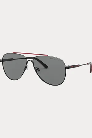 Ralph Lauren Gafas de sol de piloto con rayas