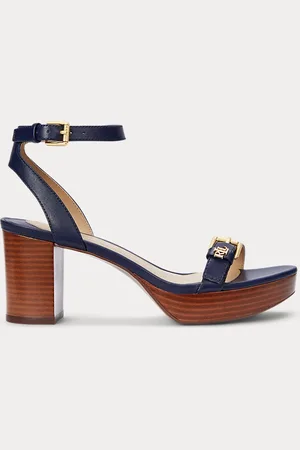 Ralph Lauren Sandalia Melissah de piel de napa