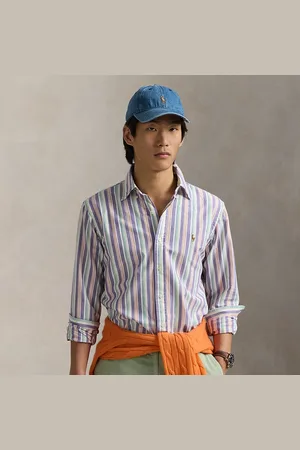 Ralph Lauren Camisa oxford con rayas Custom Fit