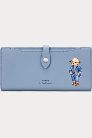 Ralph Lauren Cartera de piel con Polo Bear