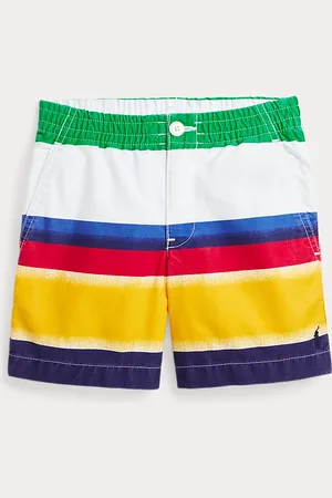 Ralph Lauren Pantalón corto de popelina con rayas