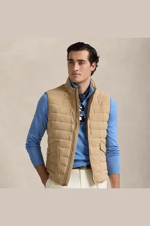 Ralph Lauren Chaleco de ante acolchado