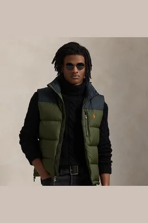 Ralph Lauren Chaleco Gorham con bloques de color