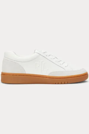 Ralph Lauren Deportiva Hailey VI de piel y ante