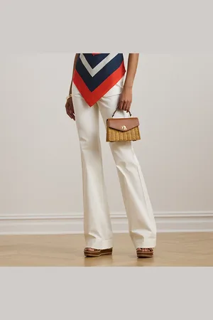 Ralph Lauren Pantalón de pernera ancha de loneta
