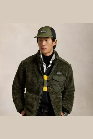 Ralph Lauren Chaqueta bimaterial con tejido polar