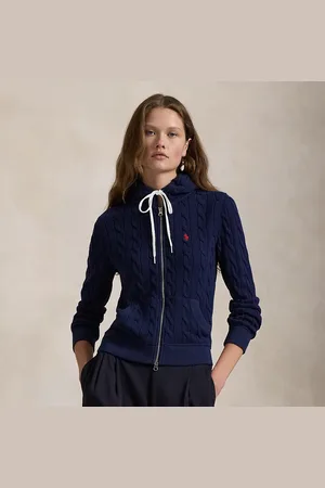 Ralph Lauren Sudadera con capucha en punto de ochos
