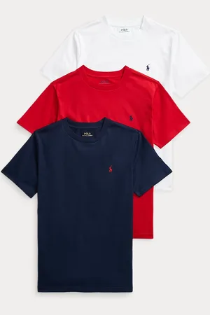 Ralph Lauren 3 camisetas de punto de algodón