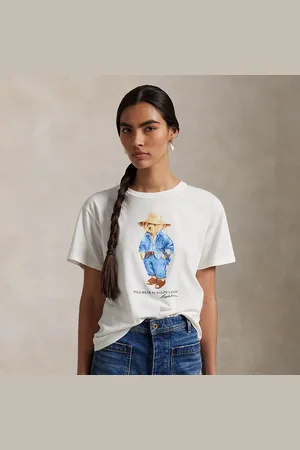 Ralph Lauren Camiseta de punto jersey con Polo Bear