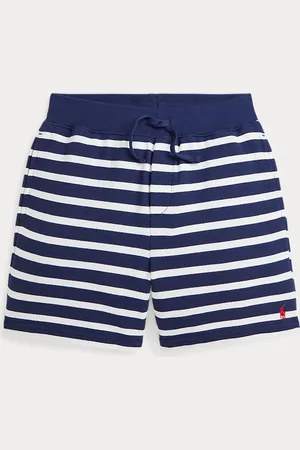 Ralph Lauren Pantalón corto de rizo con rayas