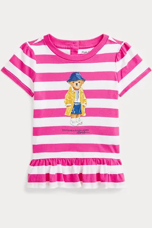 Ralph Lauren Camiseta con péplum y Polo Bear