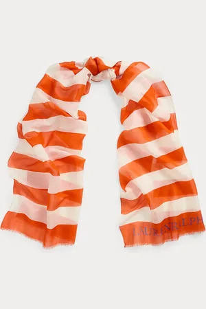 Ralph Lauren Pañuelo con rayas y logotipo