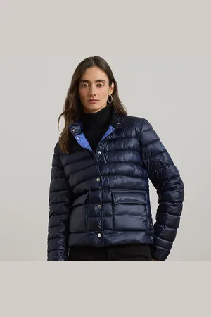 Ralph Lauren Abrigo metalizado y acolchado de plumón