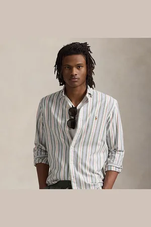 Ralph Lauren Camisa oxford con rayas Custom Fit