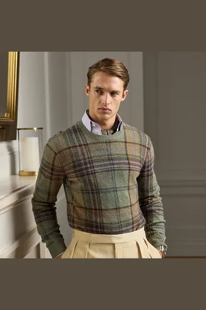 Ralph Lauren Jersey de lana y cachemira con cuadros
