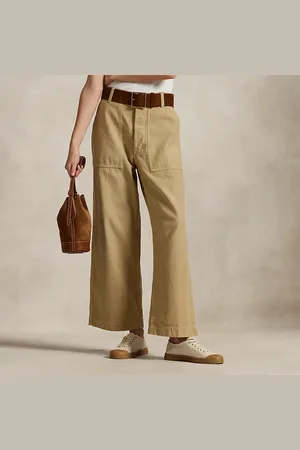 Ralph Lauren Pantalón Ricky de pernera ancha