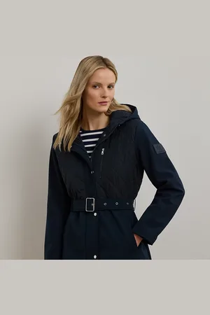 Ralph Lauren Chaqueta con capucha y cinturón