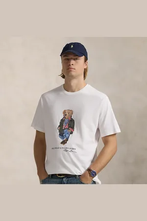 Ralph Lauren Tallas Grandes - Camiseta de punto jersey con Polo Bear