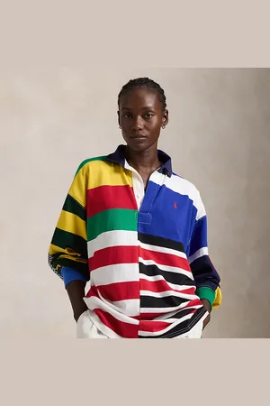 Ralph Lauren Camiseta de rugby de punto con rayas