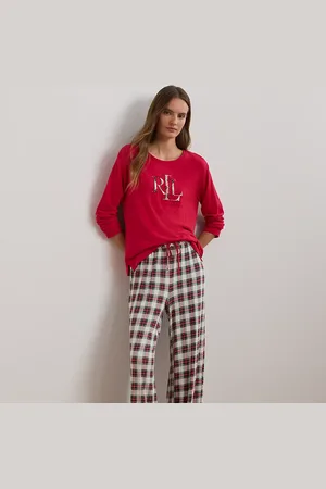 Ralph Lauren Pijama de punto con cuadros