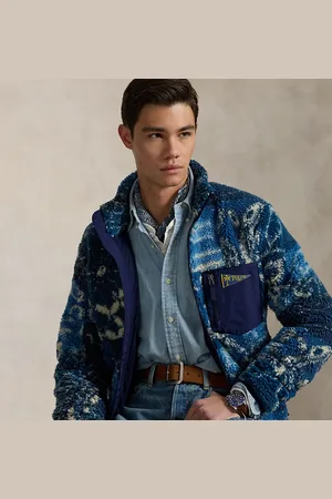 Ralph Lauren Chaqueta de tejido polar shibori