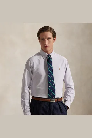 Ralph Lauren Camisa oxford de rayas Custom Fit