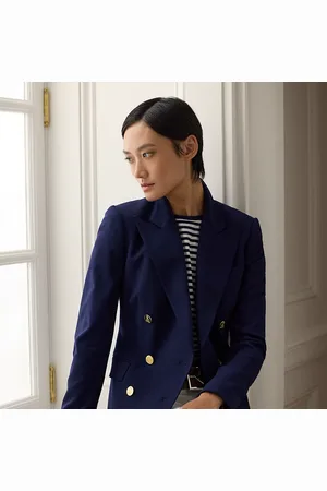 Ralph Lauren Chaqueta de crepé de lana Camden