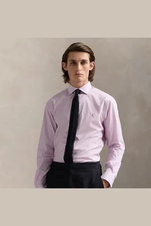 Ralph Lauren Camisa de popelina con rayas Slim Fit