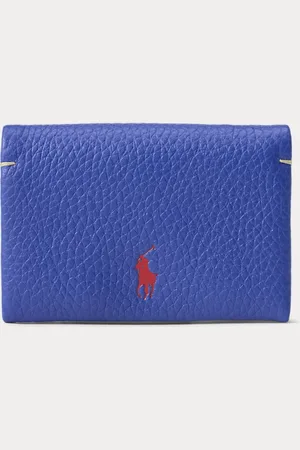 Ralph Lauren Tarjetero de piel Polo Play