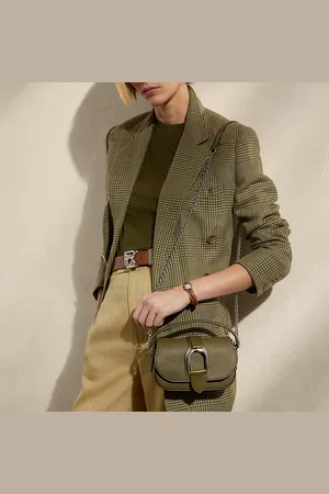 Ralph Lauren Minibolso Welington de piel de becerro