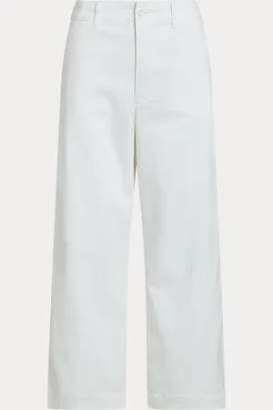 Ralph Lauren Pantalón recortado de sarga