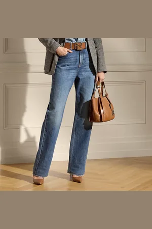 Ralph Lauren Jeans Novah de tiro alto y pernera ancha