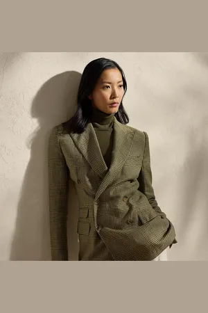Ralph Lauren Chaqueta Richie de tweed con cuadros