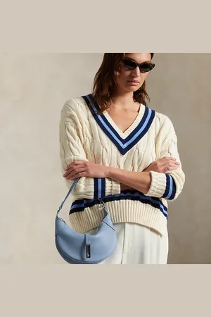 Ralph Lauren Minibolso de hombro Polo ID granulado