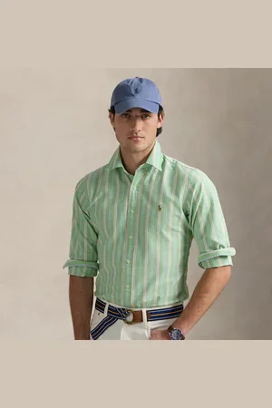 Ralph Lauren Camisa oxford de rayas Custom Fit