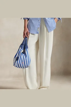 Ralph Lauren Bolso tote Polo Play de loneta con rayas