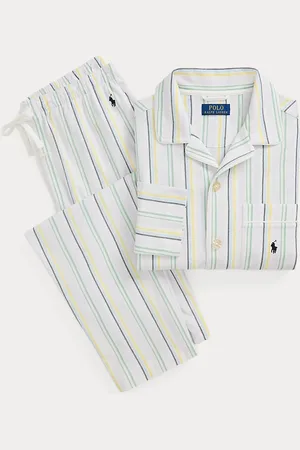 Ralph Lauren Pijama de piqué de algodón