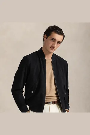 Ralph Lauren Cazadora bomber de ante