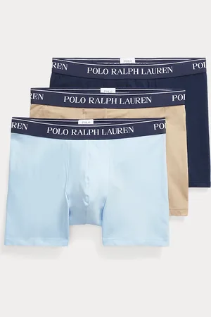 Ralph Lauren Tres bóxers de algodón