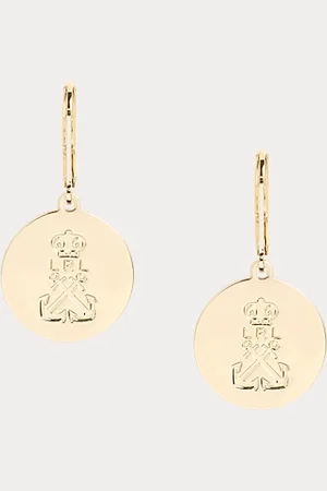 Ralph Lauren Pendientes largos bañados en oro