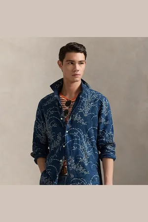 Ralph Lauren Camisa Classic Fit de lino con flores