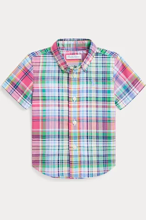 Ralph Lauren Camisa de popelina de algodón