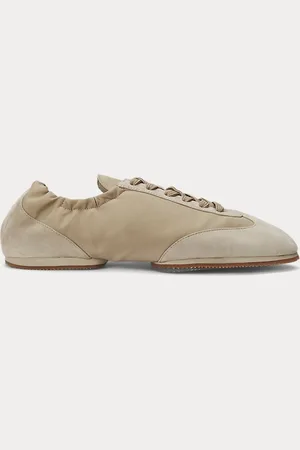 Ralph Lauren Deportiva bailarina de ante con caballo