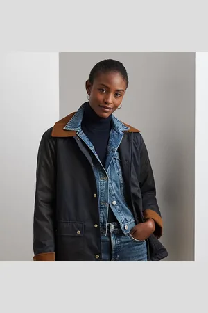 Ralph Lauren Chaquetón campero con ribete de pana